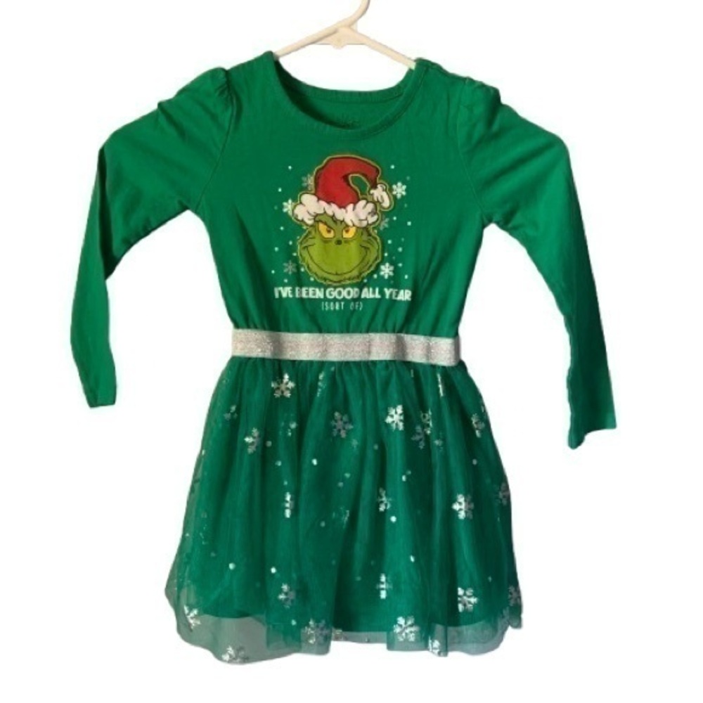 DR. SEUSS The Grinch Green Kids Dress